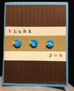 Masculine Thank You Cards - In A Tickle